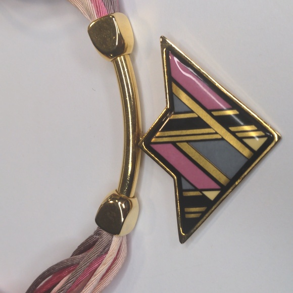 Vintage 1980s Michaela Frey Enamel Pendant Necklace – Signed Modernist Style - Picture 3 of 8